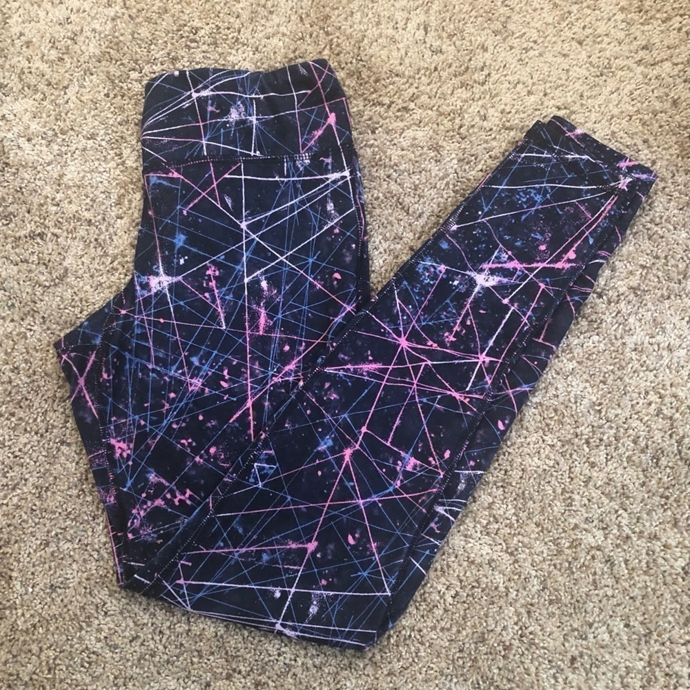 Champion C9 / electric splattered YOGA/ leggings / size M
